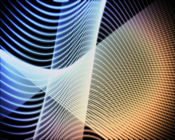 istock Colorful volute of lines 846727820