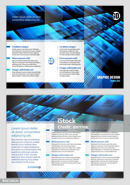 Leaflet Design Example Stock Illustration - Download Image Now ...