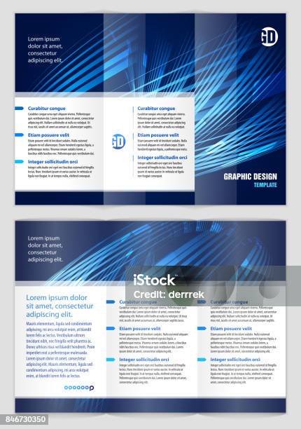 Leaflet Design Example Stock Illustration - Download Image Now ...