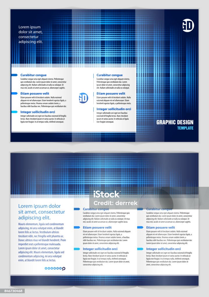 Leaflet Design Example Stock Illustration - Download Image Now ...