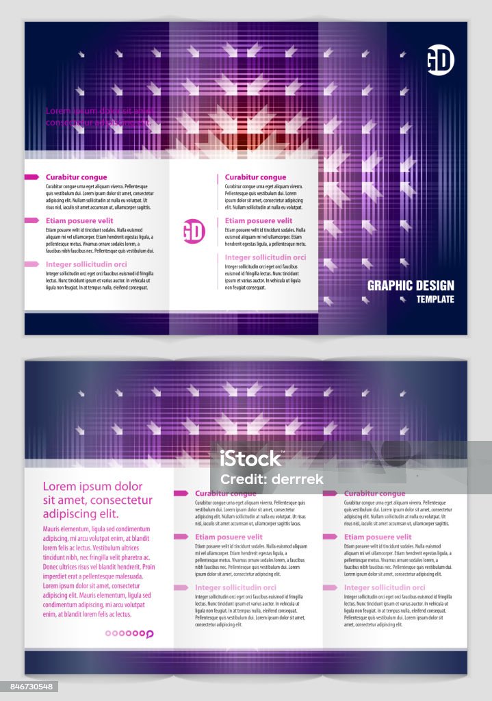 Generic Leaflet Example Leaflet Design Example Stock Illustration - Download Image Now ...