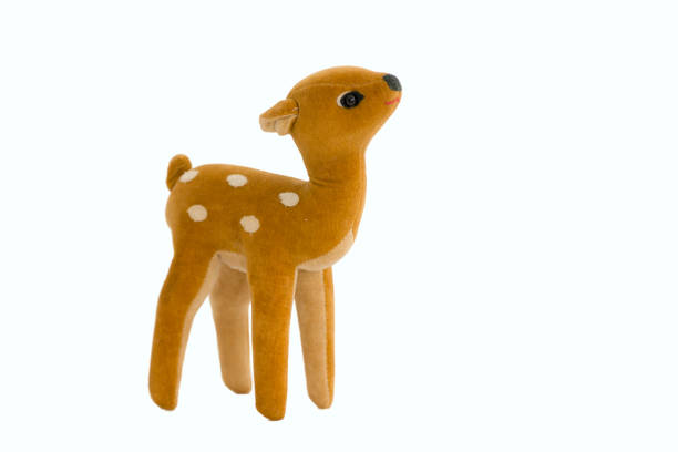 istock Doll Deer Stars ,Isolated on the white background 846739230