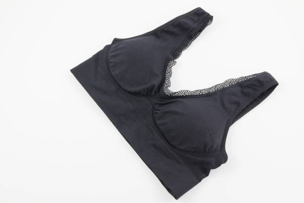 istock black women's undershirt,underwear on a white background. 846743044