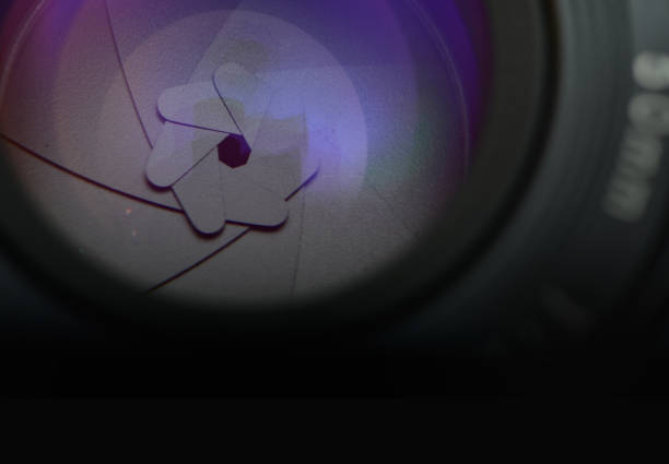 istock Close up shot of a camera lens 846745720