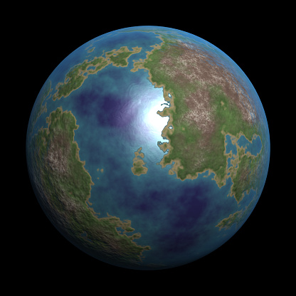is not Earth, texture planet digital generated