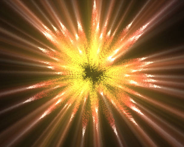 istock Orange lines of fluorescent ligths 846746820