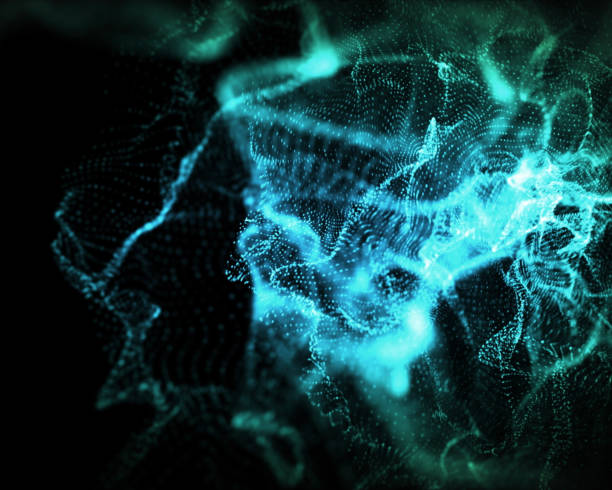 istock Indefinite shapes of blue lights 846749238