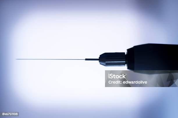 Electroacupunture Dry Needling Needle Connecting Machine To Needles Used By Acupunturist On Patient For Acupunture Guided By Epi Intratissue Percutaneous Electrolisis Stock Photo - Download Image Now