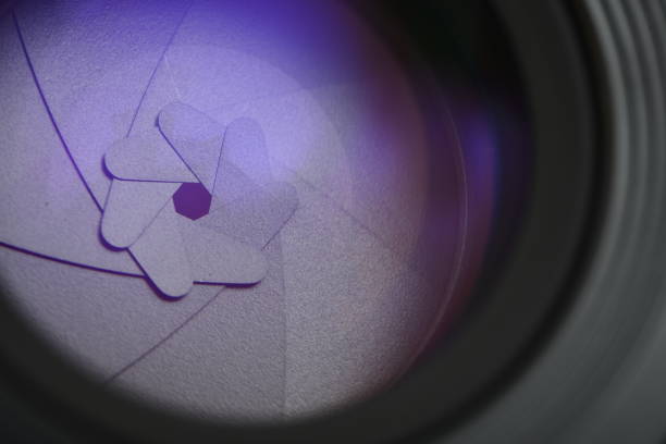 istock Close up shot of a camera lens 846755802