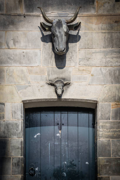 Meat hall from 1650 in Delft Netherlands Europe