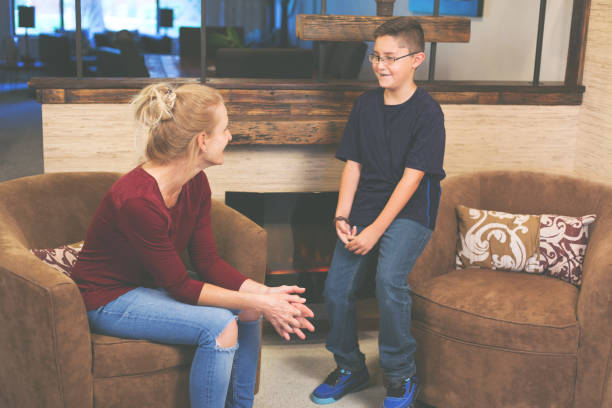 istock Foster Care Woman and Boy Child Talking 846756068