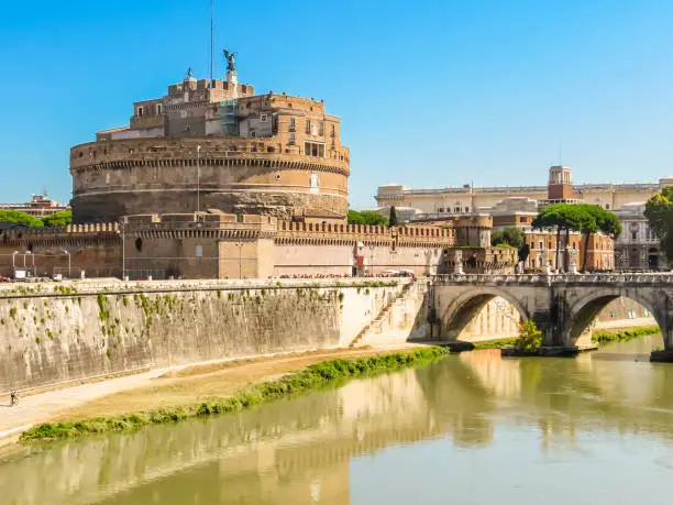 Castel Sant Angelo or Castle of the Holy Angel, Rome, Italy