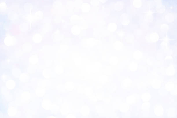 istock White Fairy Lights Christmas Abstract Background 846779360