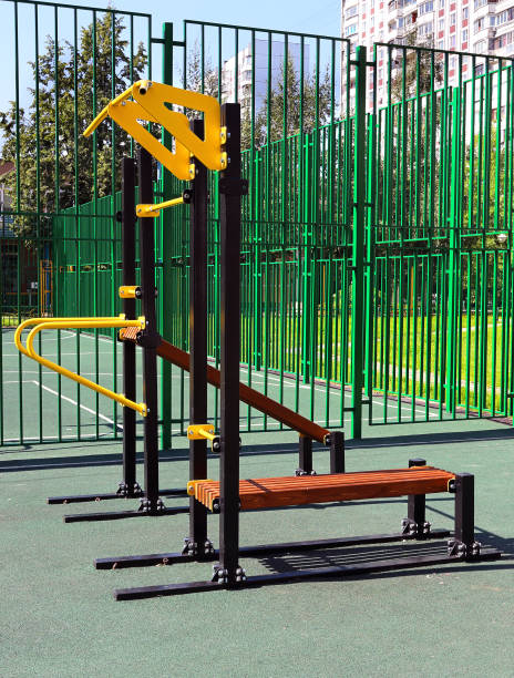 istock Sports equipment on the site 846787028