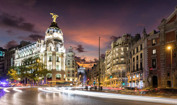 istock Gran Via Street in Madrid, Spain 846789574