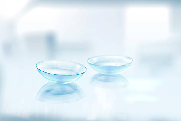 Contact lens Lens - Optical Instrument, Eyeglasses, Contact Lens, Lens - Eye, Connection contact lens stock pictures, royalty-free photos & images