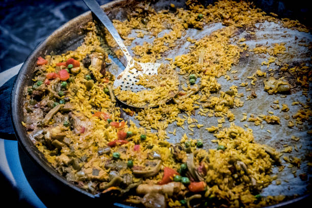 istock Paella, typical Spanish food concept 846827182