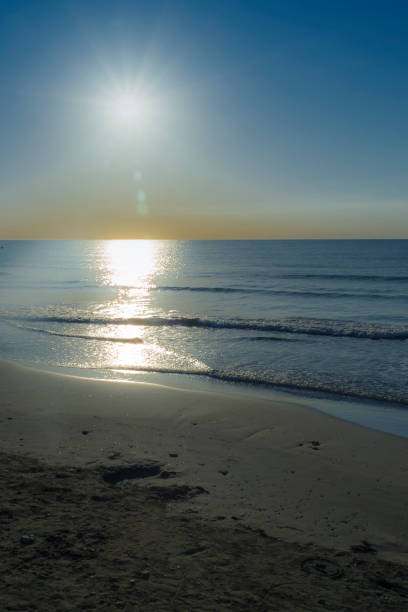 istock Sunset on the beach with clouds and sand 846827810