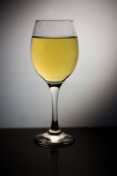 istock Wine glass full of white wine 846837880