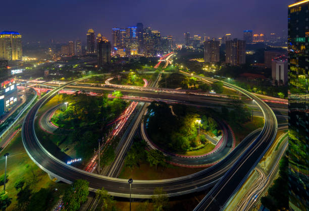 istock Brand New Semanggi Bridge in Jakarta, Indonesia 846837998