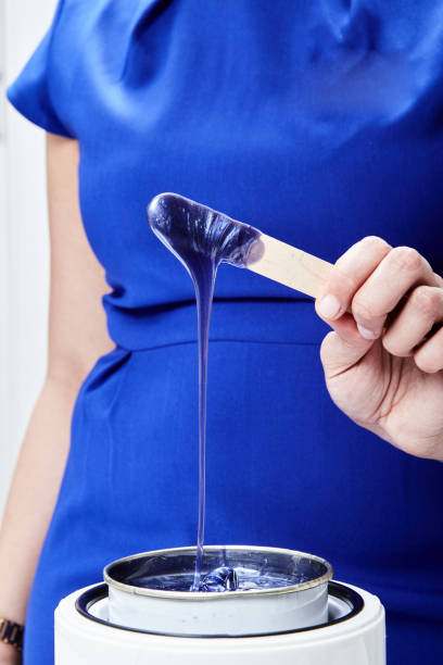 istock Hot wax application for hair removal 846841904