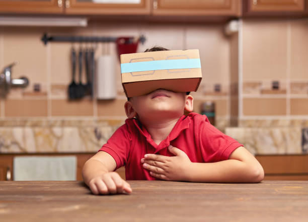 istock Child is discovering the virtual reality glasses 846859262