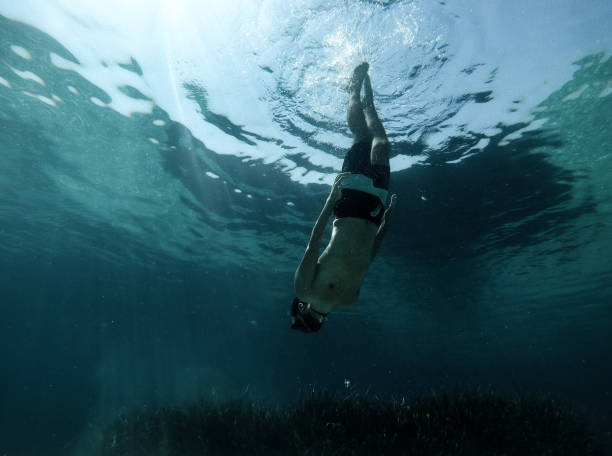 istock Snorkeling in clear warm sea 846859720