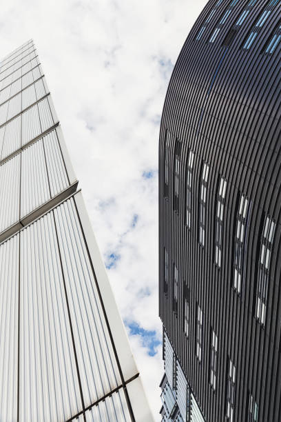 istock London, England: Gap between two office buildings in business district. 846863412
