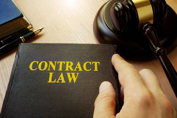 istock Title Contract law on a book and gavel. 846875460