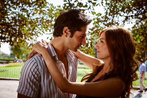 istock Happy young couple in love 846885514