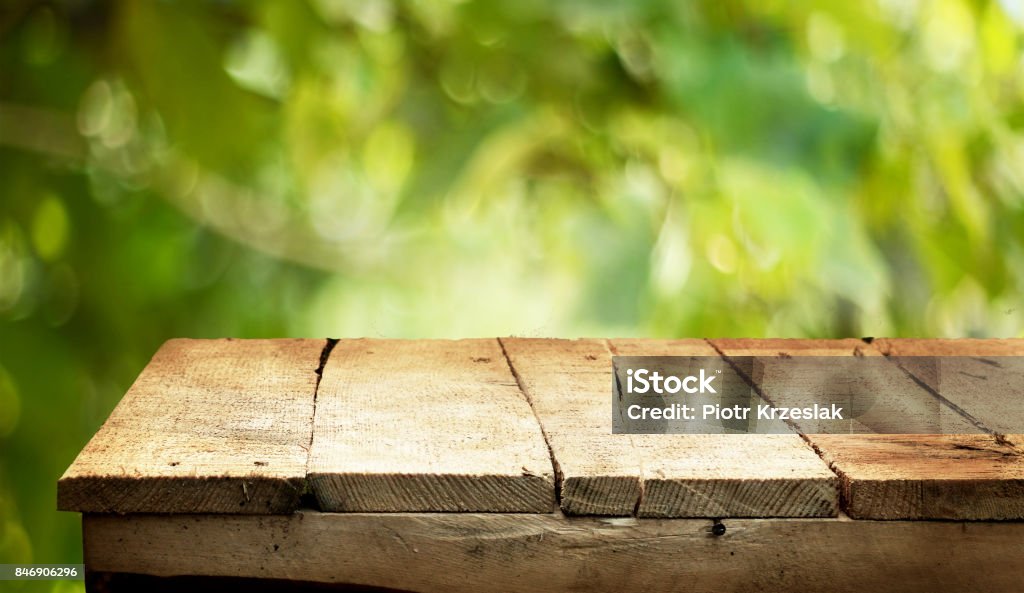 Empty Table Background Stock Photo - Download Image Now - Beauty, Color ...