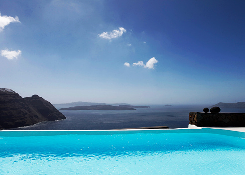 Infinity Pool at Santorini Greece