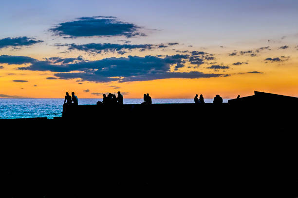 istock Sunset Scene at Coast, Montevideo, Uruguay 846918782