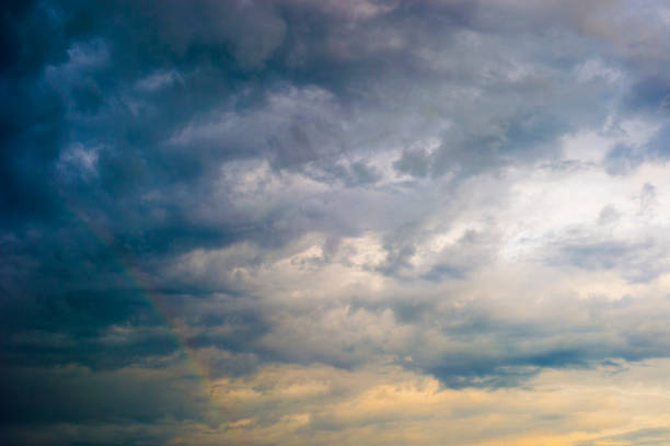 istock rainbow in the sky on the nature 846932442
