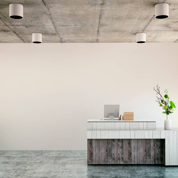 istock Store interior with cashier counter 846939026