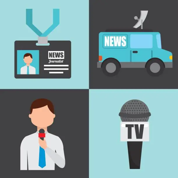 Vector illustration of news concept