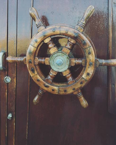 istock Helm on a boat, Dubrovnik, Croatia 846945168