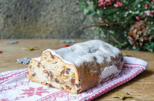 istock Stollen, traditional Christmas cake of Germany. 846952666