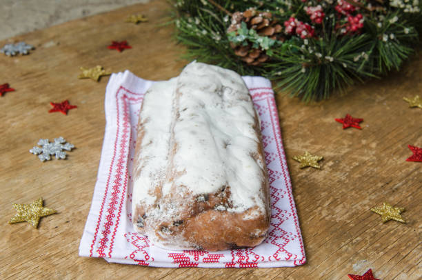 istock Stollen, traditional Christmas cake of Germany. 846952724