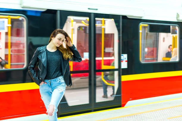 istock The girl near subway train 846974796