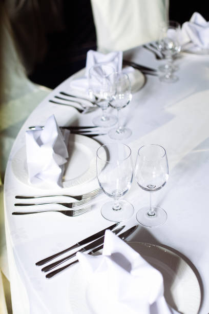 istock Table set for an event party or wedding 846975082