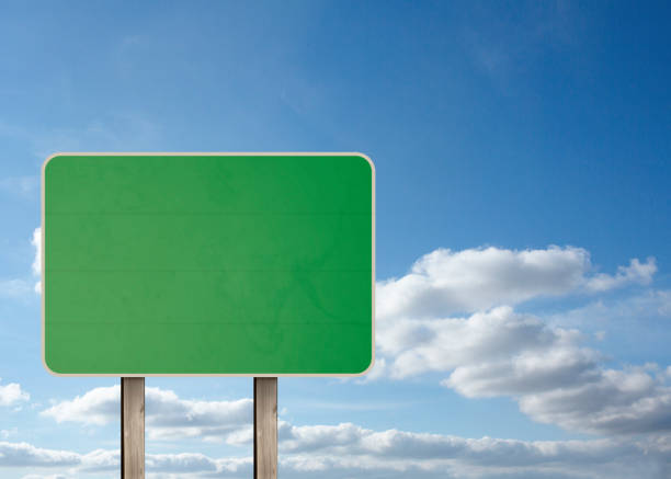 istock Green road sign 846978618