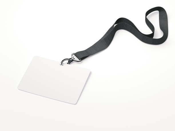 istock White horizontal badge with ribbon. 3d rendering 846979036
