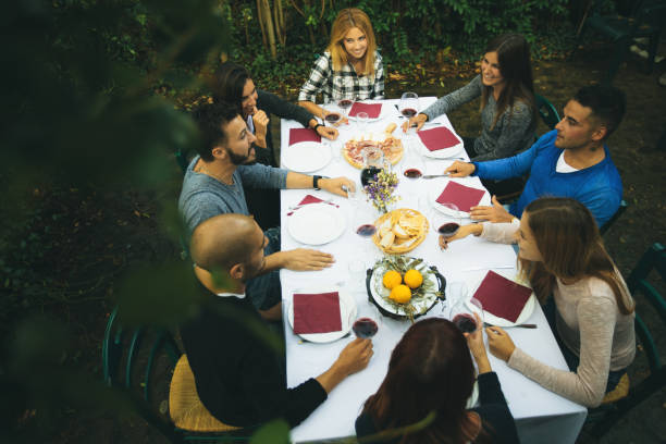 istock Winemaking party at agriturismo in Italy 846987206