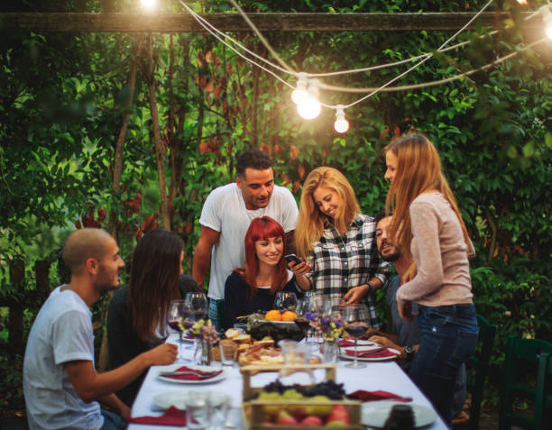 istock Winemaking party at agriturismo in Italy 846987536