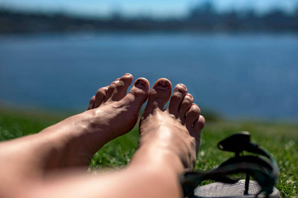 Feet Soaking up the Sun in Seattle