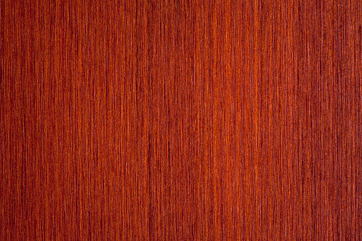 Macro of fine grained redwood wood grain.