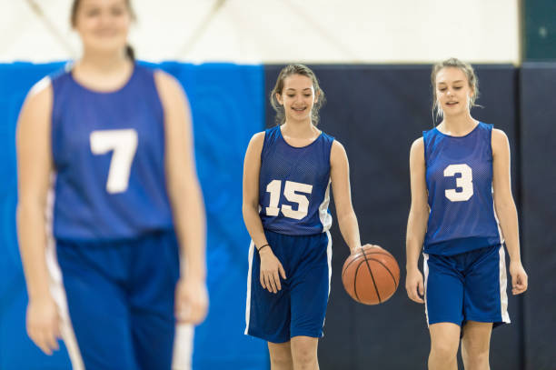 istock Female high school basketball players 847012974