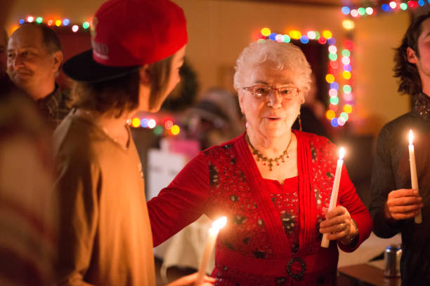 istock Christmas and New Year celebration Family 847013176