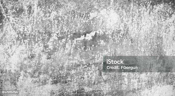 Grunge Concrete Wall Stock Photo - Download Image Now - Abandoned, Abstract, Advertisement